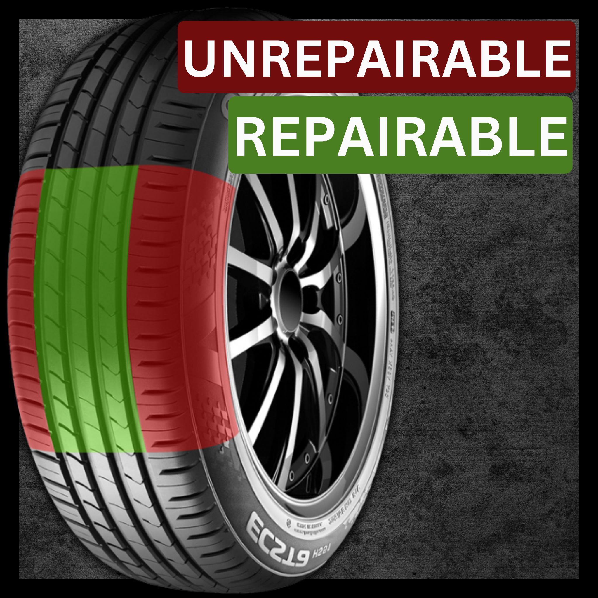 Repairable vs. Non-Repairable Tire Damage: How We Decide